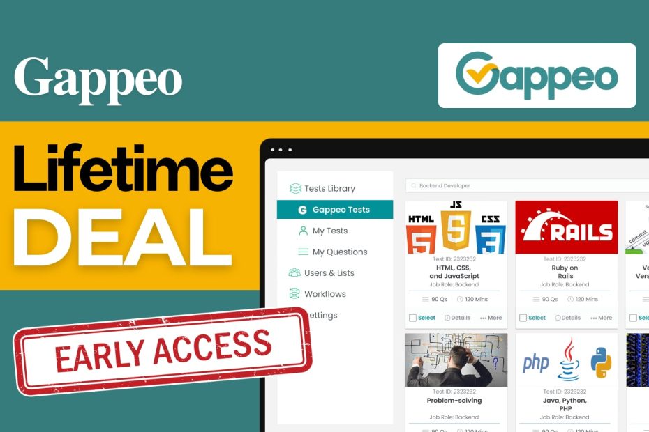 Gappeo Lifetime Deal 2024 Smarter Hiring, Made Easy - BrandVsAlternate