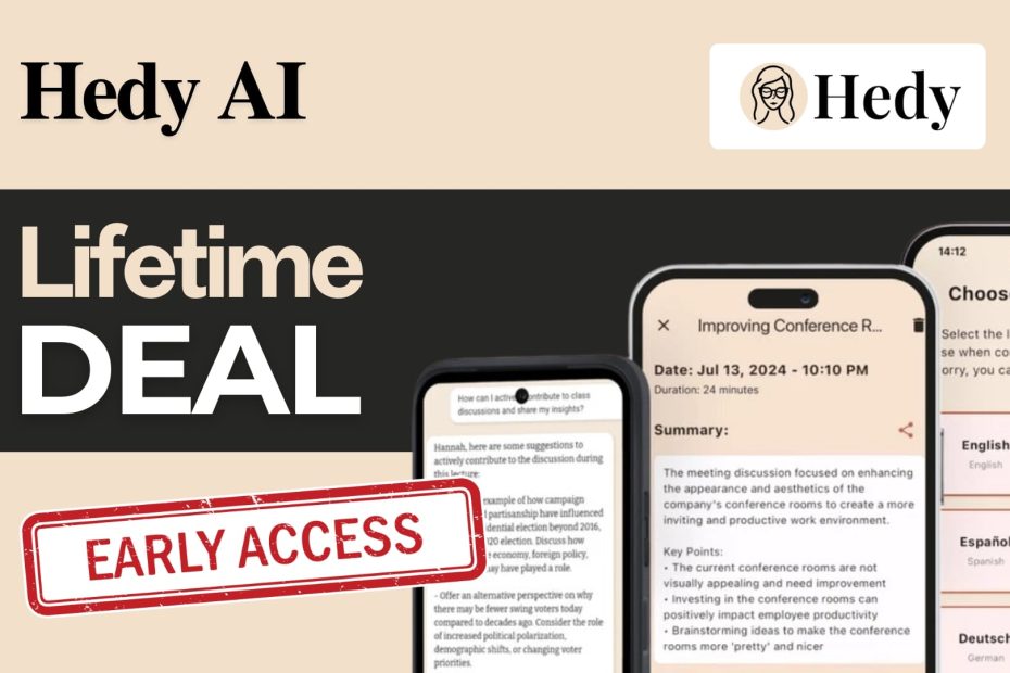 Hedy Ai Lifetime Deal 2025 Unlock Limitless AI Potential Today - BrandVsAlternate.com