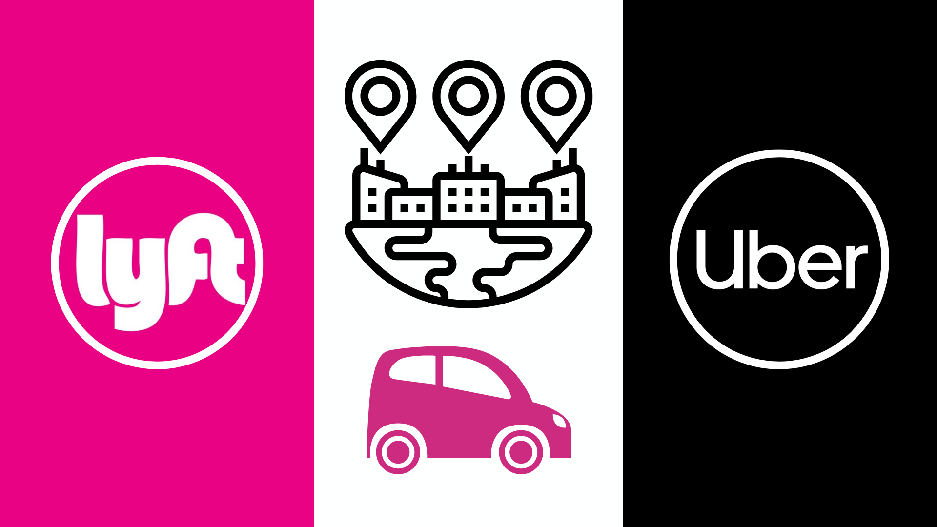 Lyft and Uber Company Origins - brandvsalternate