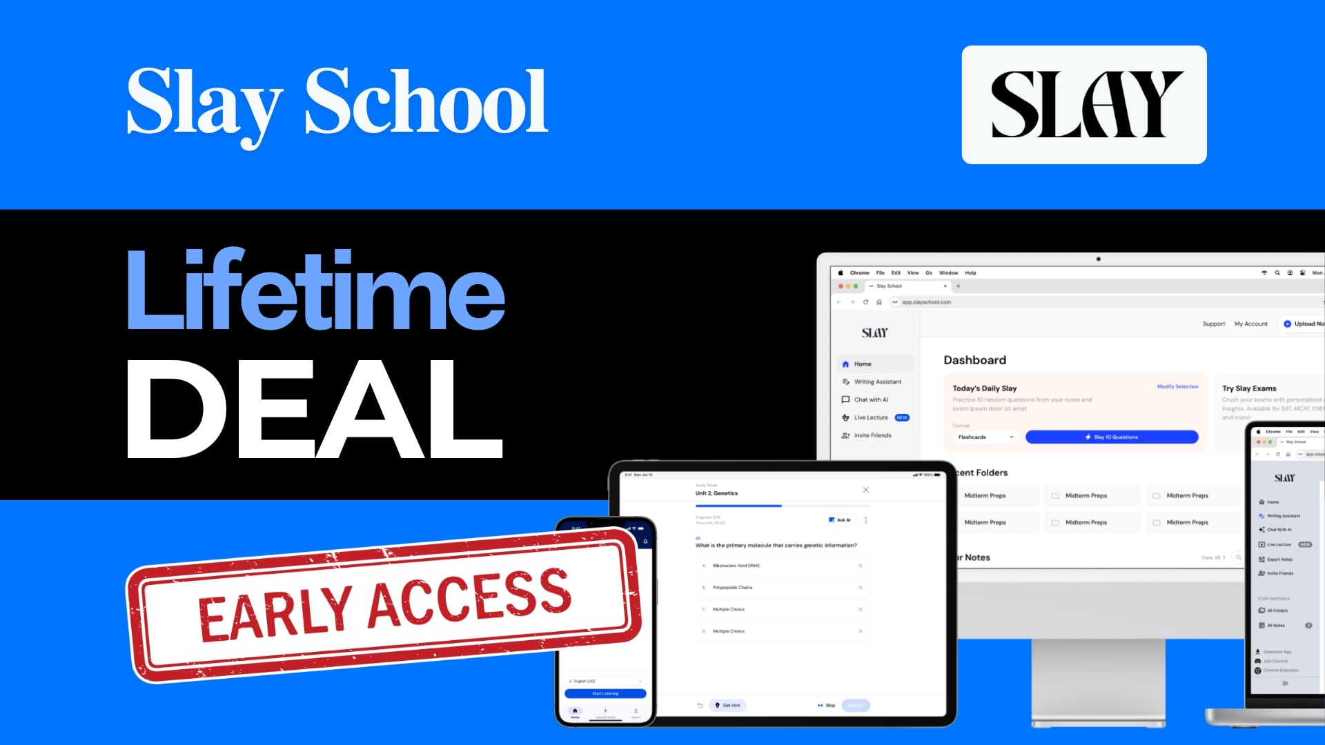 Slay School Lifetime Deal Get Lifetime Access Under 39 - brandvsalternate