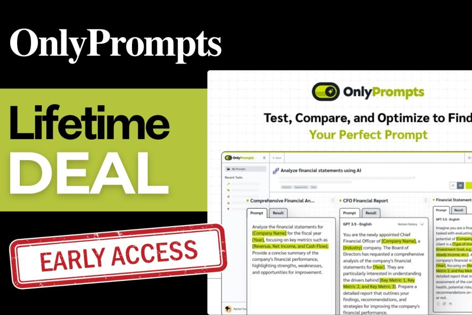 OnlyPrompts Lifetime Deal Unlock Endless Creative Potential- BrandVsAlternate